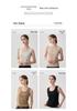 Lekasha Women's Cashmere U-Neck Camisole Sweater - Autumn/Winter Solid Color Knit