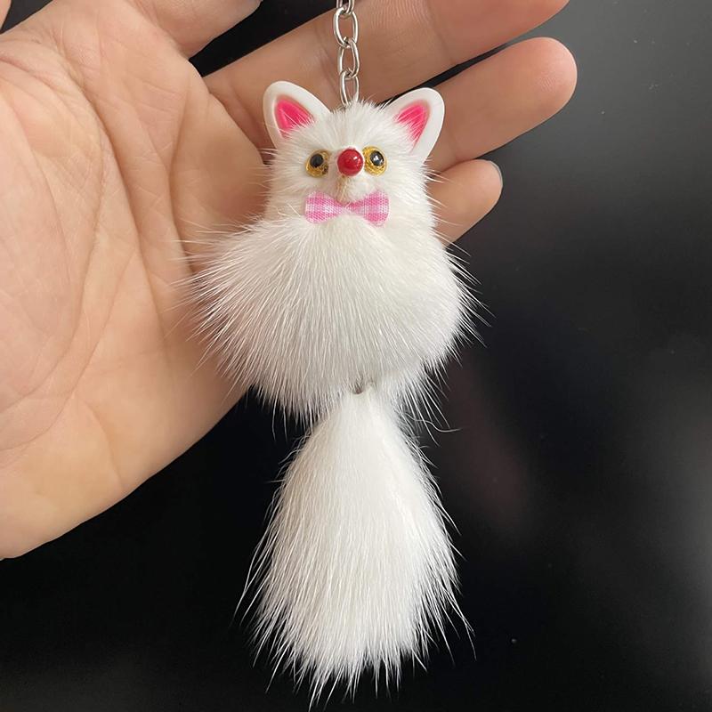 Kreskówkowy Szczęściarz Kot Brykiet Pluszowa Lalka Brelok Uroczy Brelok Torba Wisiorek Prezent Zabawki Dla Dzieci Plecak Dekoracja Prezenty