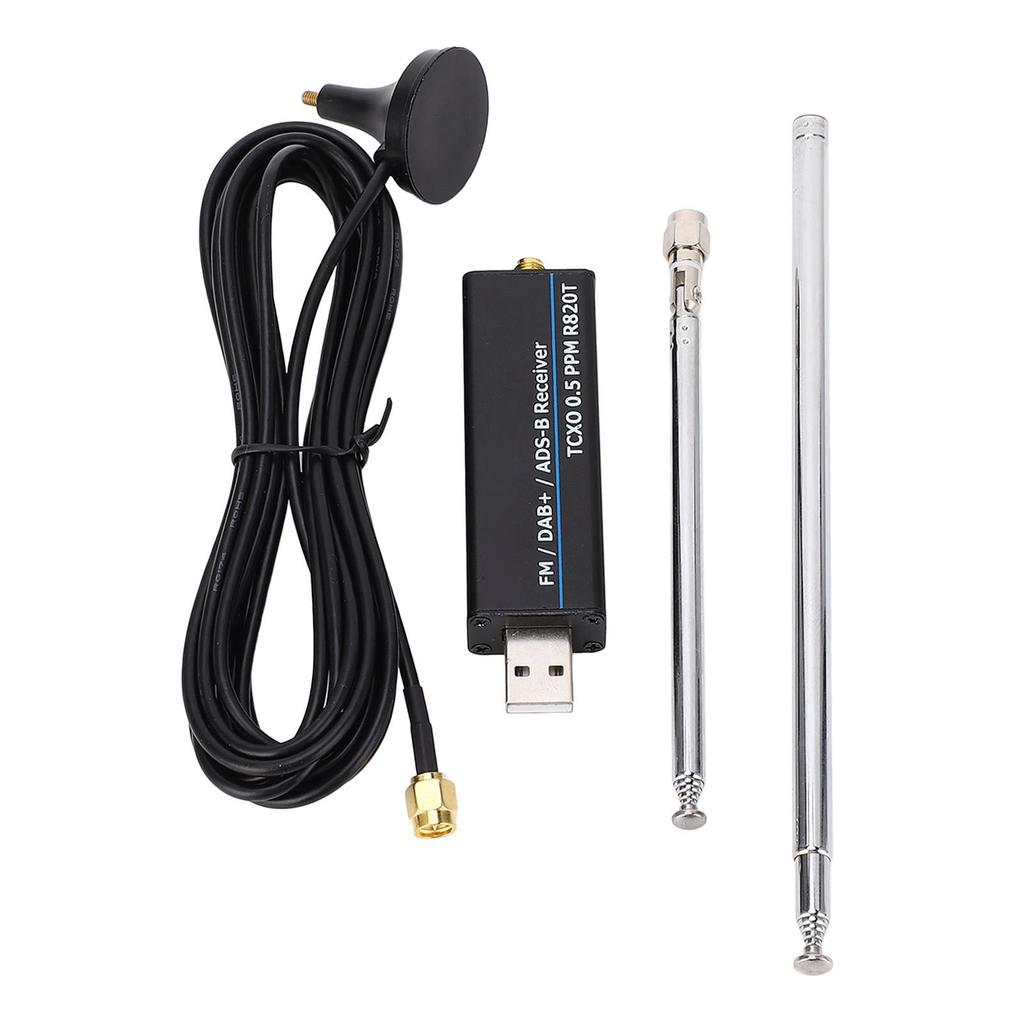 RTL SDR Receiver 100KHz To 1766MHz RTL2832U R820T2 0.5 PPM TCXO USB Software Defined Radio