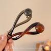 2024 Elegant Korean-Style Hairpin: Large Twist Duckbill Clip for Half-Tied Updos