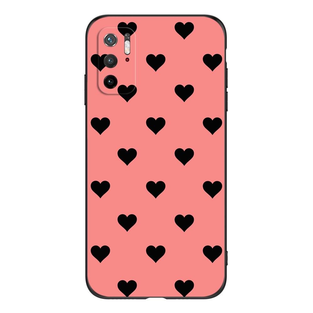 For Poco M3 Pro 5G Case 6.5" Xiaomi Redmi Note 10 5G Phone Back Cover Bumper POCOPHONE Black Tpu Case Cute Funy