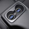 PVC Car Coasters Water Cup Slots Non-Slip Mat Water Cup Pad For Ford Fiesta Mondeo Fusion Escape Shelby Edge Kuga MK6 Accessorie CVX1