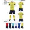 Wholesale football jersey set Customized men's and women's training short-sleeved jersey Student sports competition breathable and quick-drying 