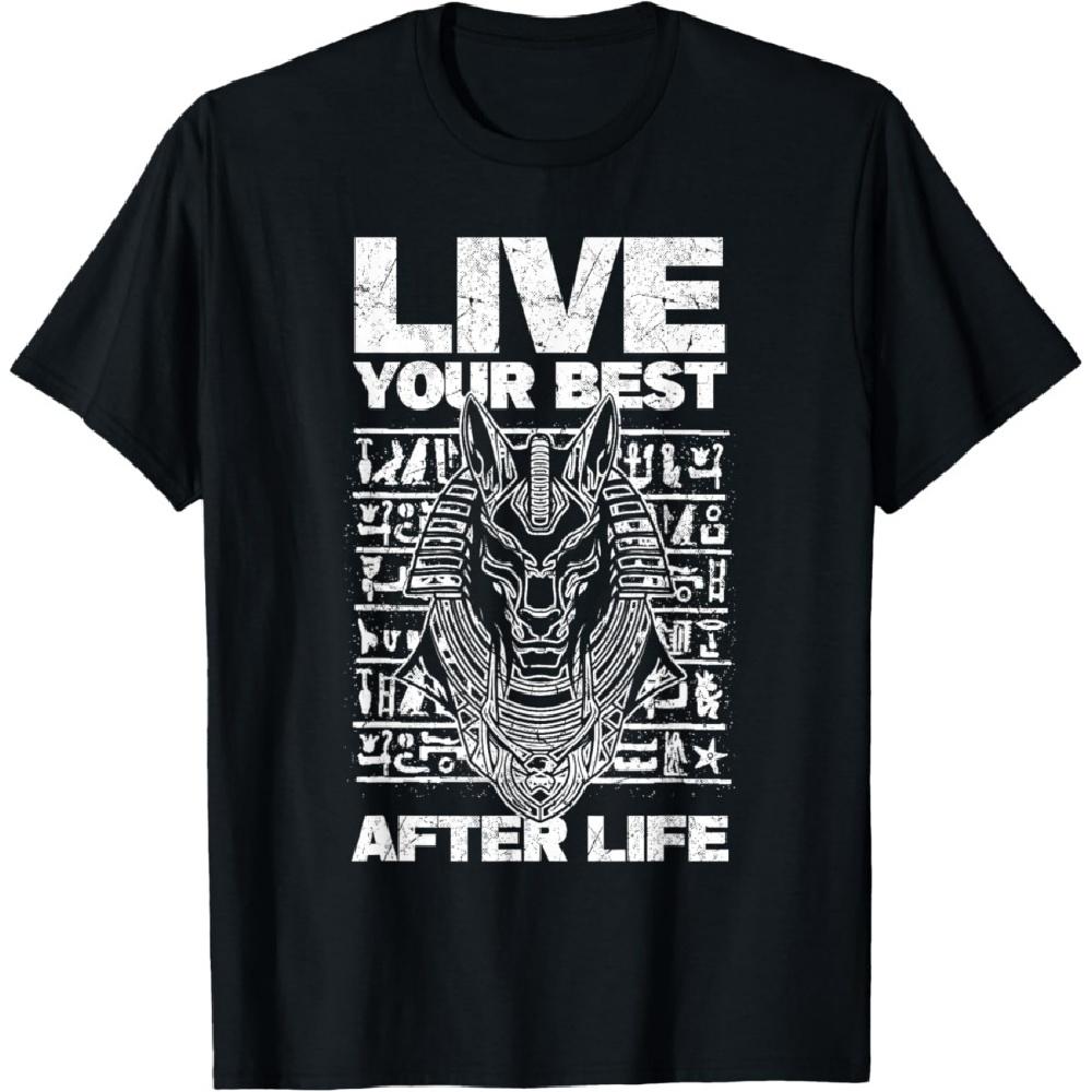 

Anubis Hieroglyphs Egyptian Anubis T-Shirt S