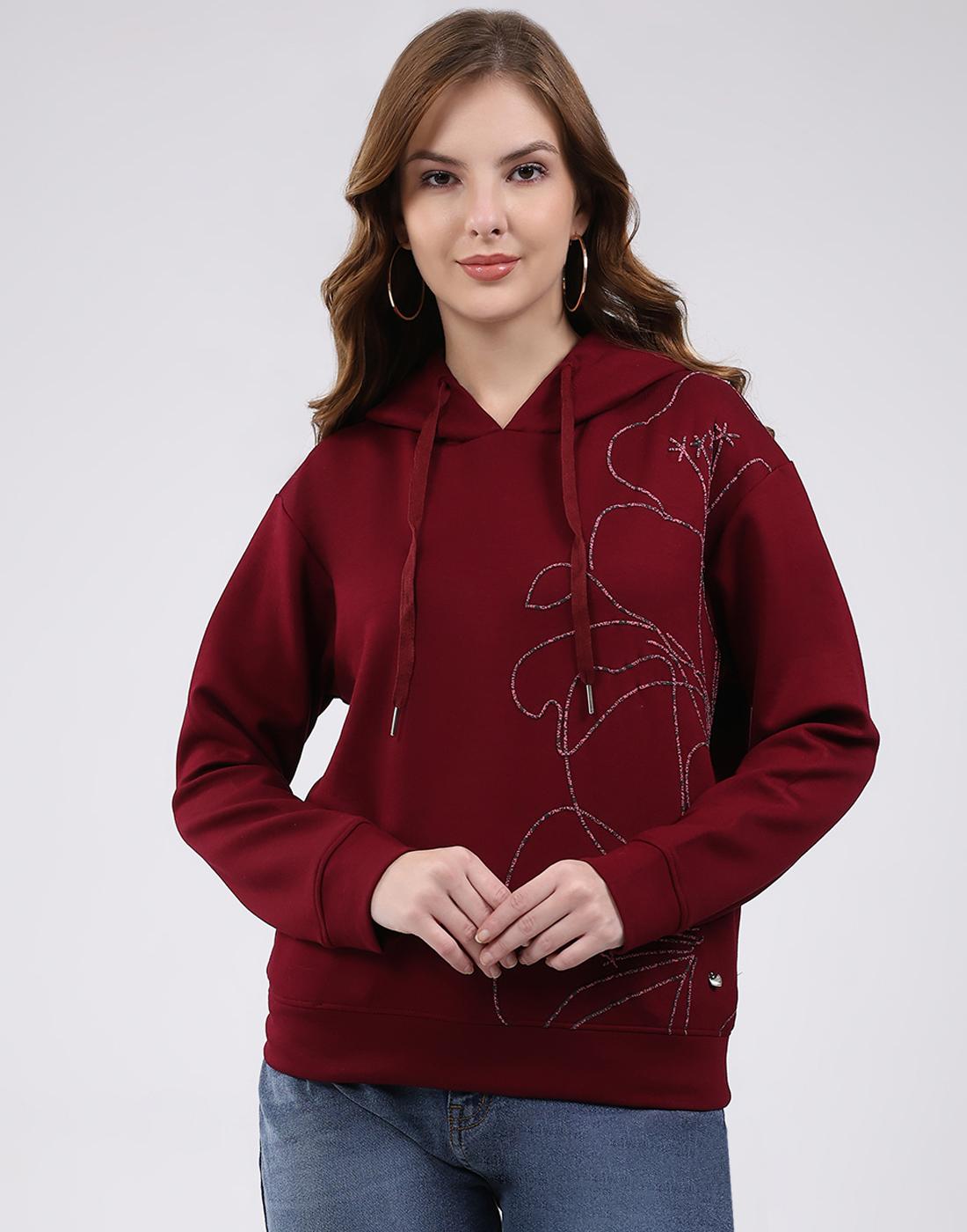 MONTE CARLO Женский топ с капюшоном и длинным рукавом L 2390₽