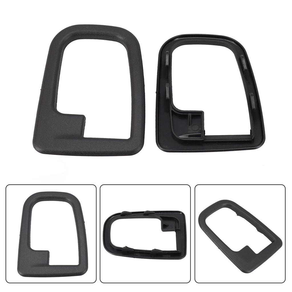 2pcs Interior Doors Handles Covers For BMW E36 3 Series 1992-1999  For BMW Z3 Series 1996-2002 Cars Inner Auto Accessories