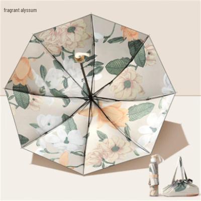 Xi Mengyuan Double-Layer Folding Sun & Rain Umbrella - Pack of 10