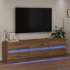 TV Units 2 Pcs Artisan Oak 180 X 34 X 50 Cm Engineered Wood