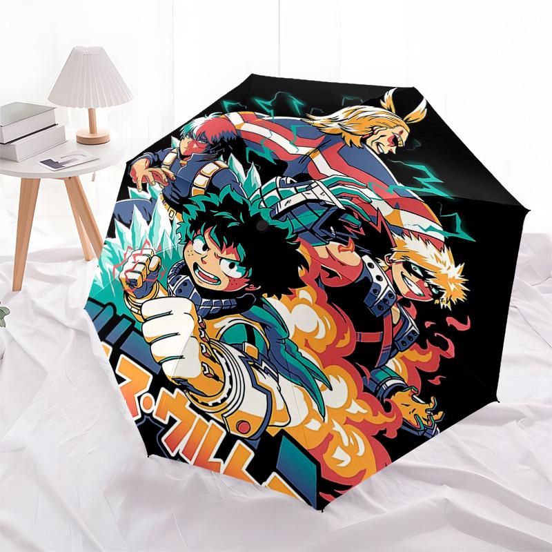 1pc Plus Ultra Automatic Opening Folding Umbrella with 8-Bone Iron Frame, Portable for Outdoor Use, Travel, Daily Life, and Gift Giving.T042