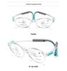 Eco-friendly Ultra-light Kids' Myopia Control Silicone Glasses Frame, Drop-resistant and Comfortable