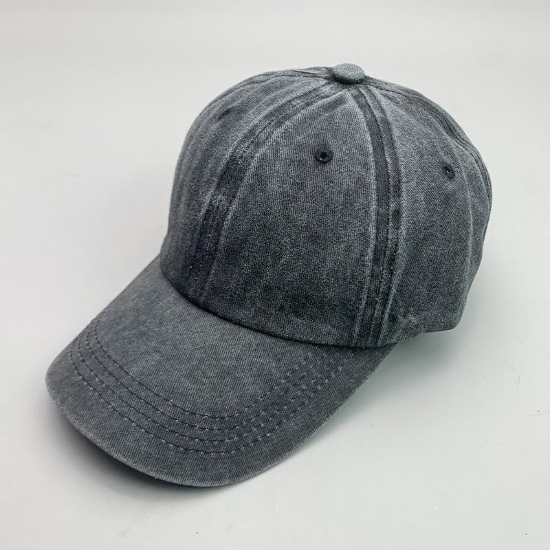 Classic Solid Color Fashionable Men'S And Women'S Baseball Caps Cotton Versatile Simple Sports Comfortable Breathable Sun Caps
