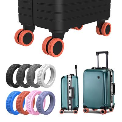 4pcs Luggage Wheel Covers Suitcase Wheel Cover Silicone Protective Cover Luggage Spinner Wheel Covers for Most Caster