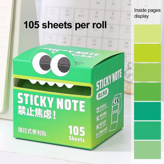 Cute Animal Sticky Notes Self Adhesive Cartoon Animal Memo Pads Pull-Out Sticky Notes To-Do List for Office School Supplies