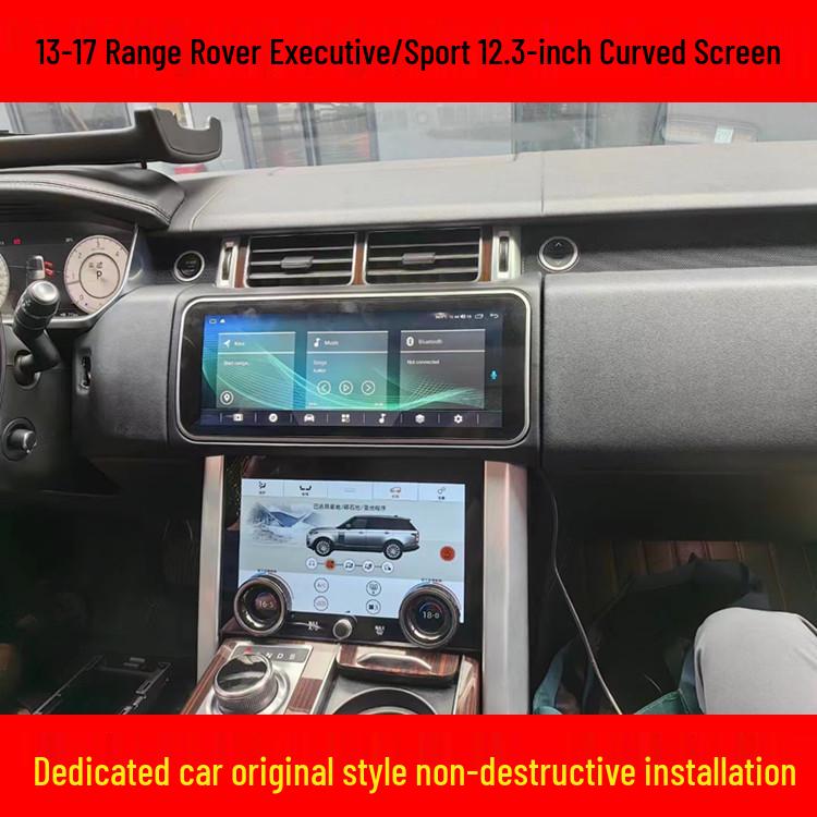 

Range Rover Android Смарт-дисплей: Навигация, Кондиционер, CarPlay, Панорама 360°. Below air conditioner LCD screen