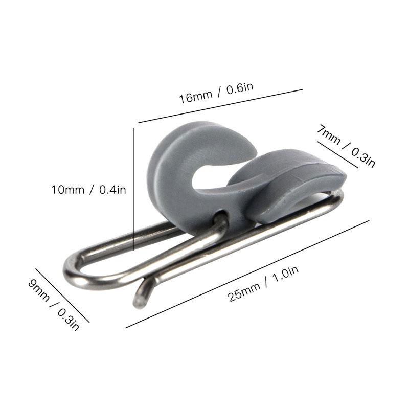 10 Stück Hakenköder-Auslöseclips / High Impact Breakaway Meeresangeln Impact Köderclip Angelwerkzeuge Angelzubehör Ausrüstung