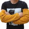 Manchons de bras de soudure pour protections contre la chaleur et le feu Ajustement confortable réglable Vêtements de travail résistants à l'abrasion Usage industriel 2 pièces