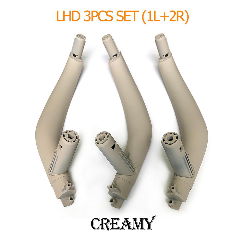 LHD RHD 3PCS Set Inteior Passenger Door Handle Cover Trim Replacement Parts For BMW X5 X6 F15 F16 2014 2015 2016 2017 2018