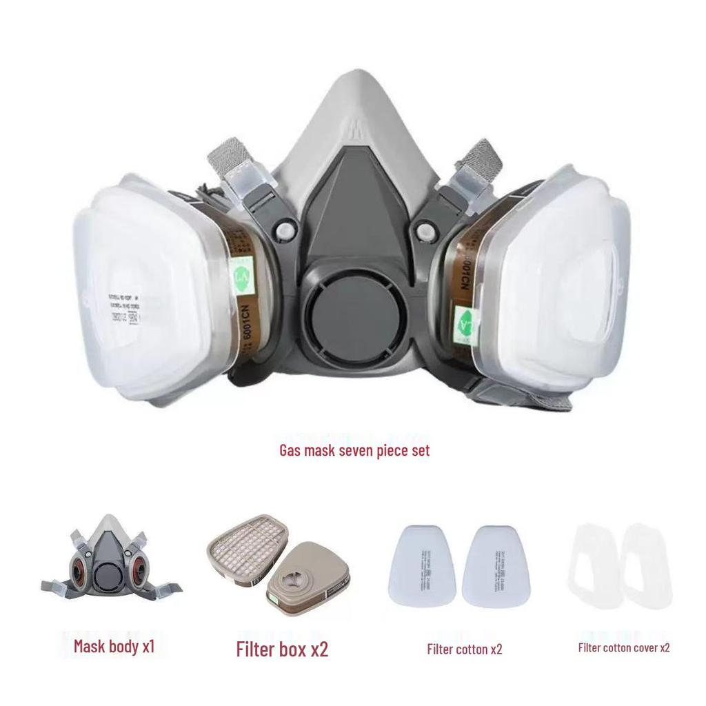 6200 Model Mask for Spray Painting, Pesticide, Decoration, Grinding, Chemical, Firefighting, and Dust Protection