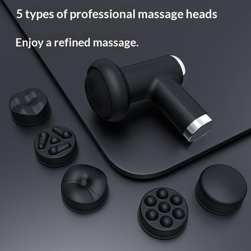 Body Massager, Home Massage Stick With 5 Massage Heads, Convenient Fat Pusher, Wireless Charging, Handheld Whole Body Kneading