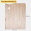Oval Wooden Painting Palette with Handle - Irregular Shape for Oil and Acrylic