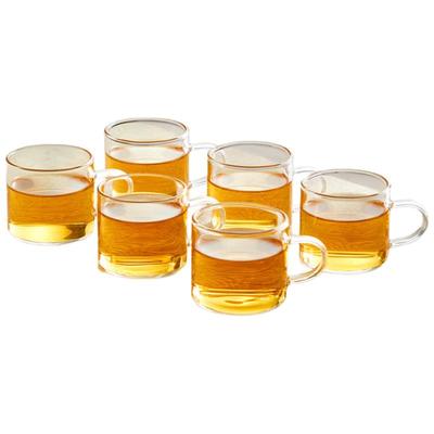 WEIMINGNUO Hitzebeständige Glas-Teetassen & Fair-Tassen