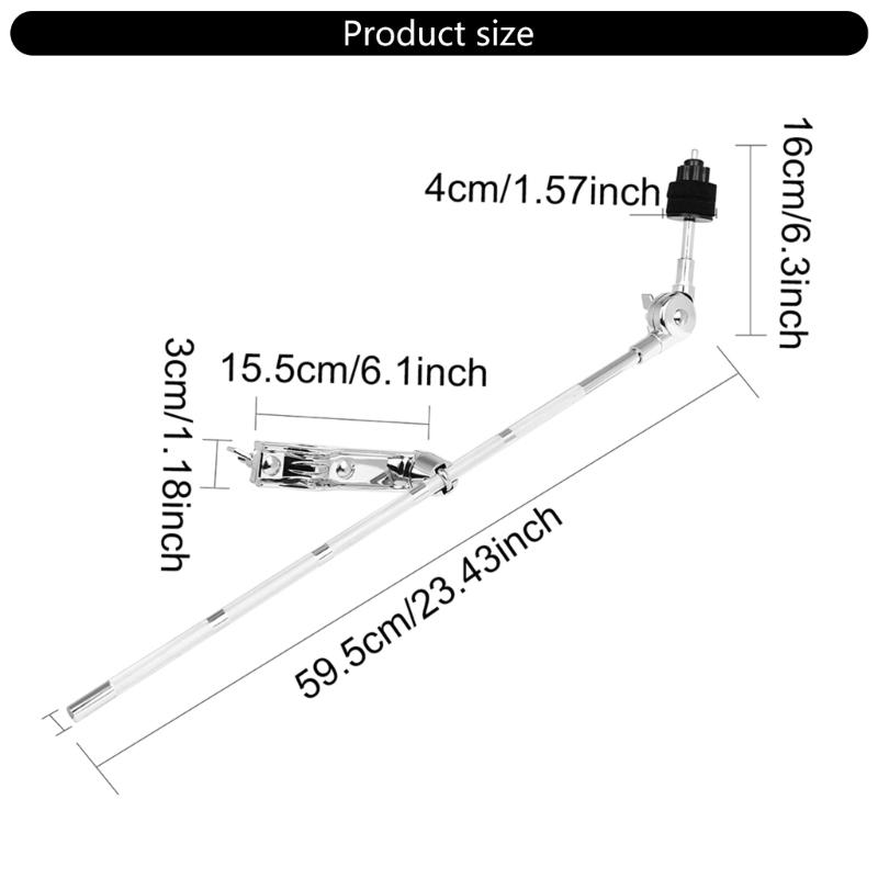 Drum Rack Extension Clamp Removable Drum Clamp Drum Stand Holder Support Cymbal Extension Stand Profession Drum Parts
