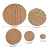 Unfinished Wooden Discs for Handmade Art Crafts Cutouts Ornaments Wedding Decors