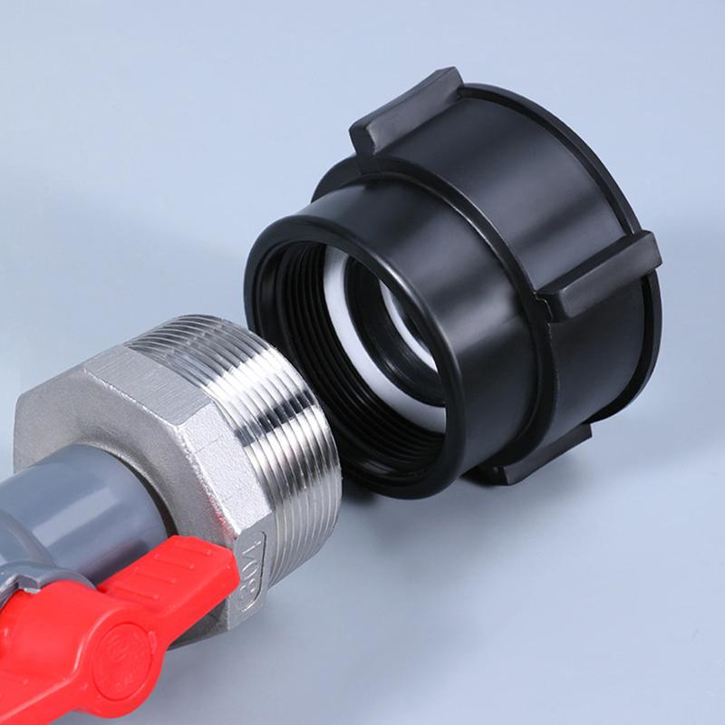 1Pc Ibc Tank Adapter 75Mm To 60Mm Coarse Thread Fittings Garden Water Tank Connector