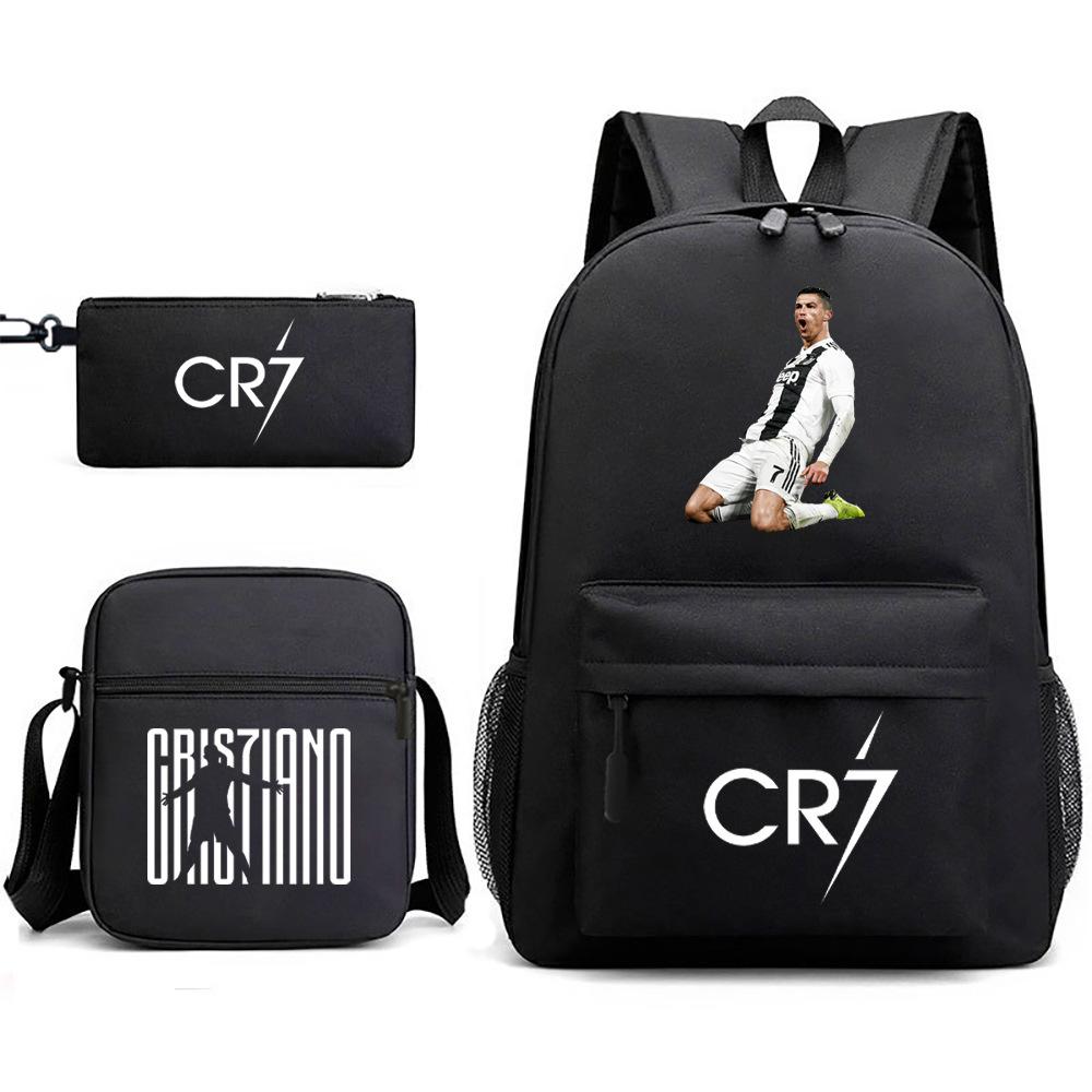 Stitc Cartoon Full Print Backpack Student Bag Pencil Case Two-Piece Set Children'S Backpack