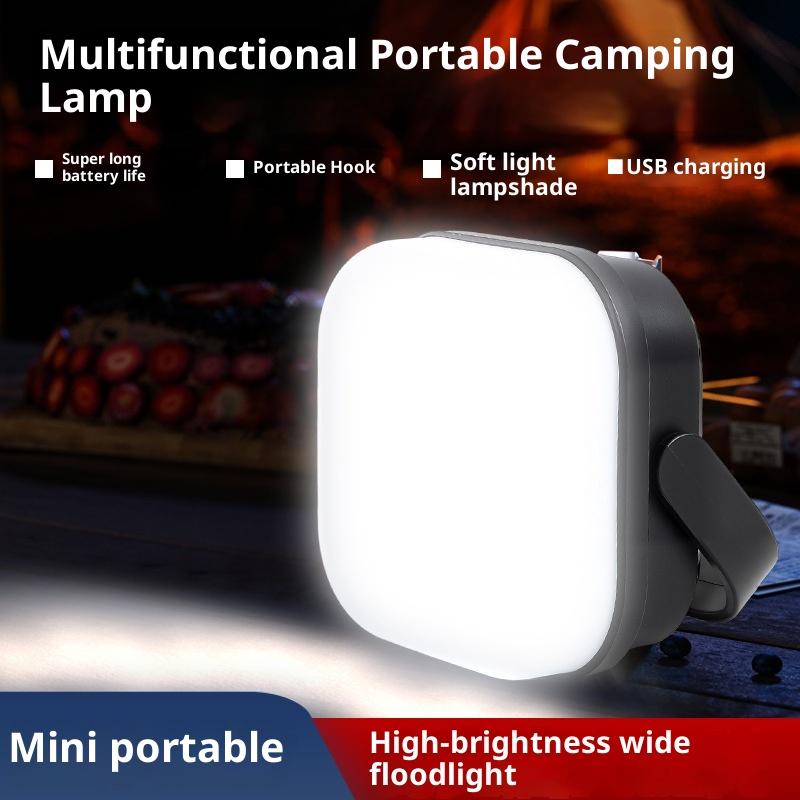 Super Bright Minisolar Camping Lantern Rechargeable High Power Bank Led Tent Light Portable Work Repair Lamp Three Modes