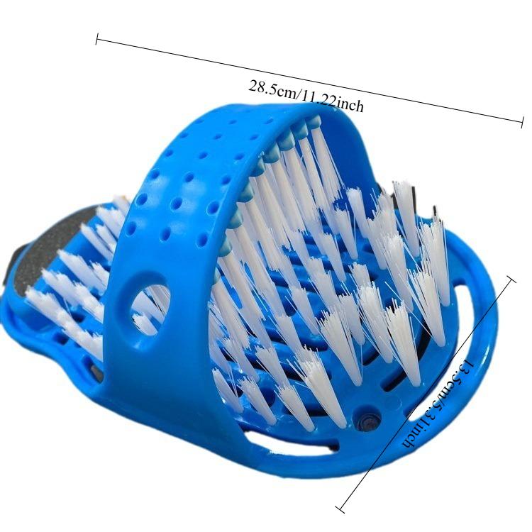 1PC new foot washing artifact lazy foot washing brush, rubbing grindstone Internet celebrity slippers, go to the dead skin bathroom bath cleaning mop