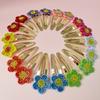 18 Stück Kristallblume Haarspangen Niedliche Schnapp-BB-Haarnadeln Set für Frauen Mädchen Niedliche Florale Haarnadel für Party Haaraccessoires