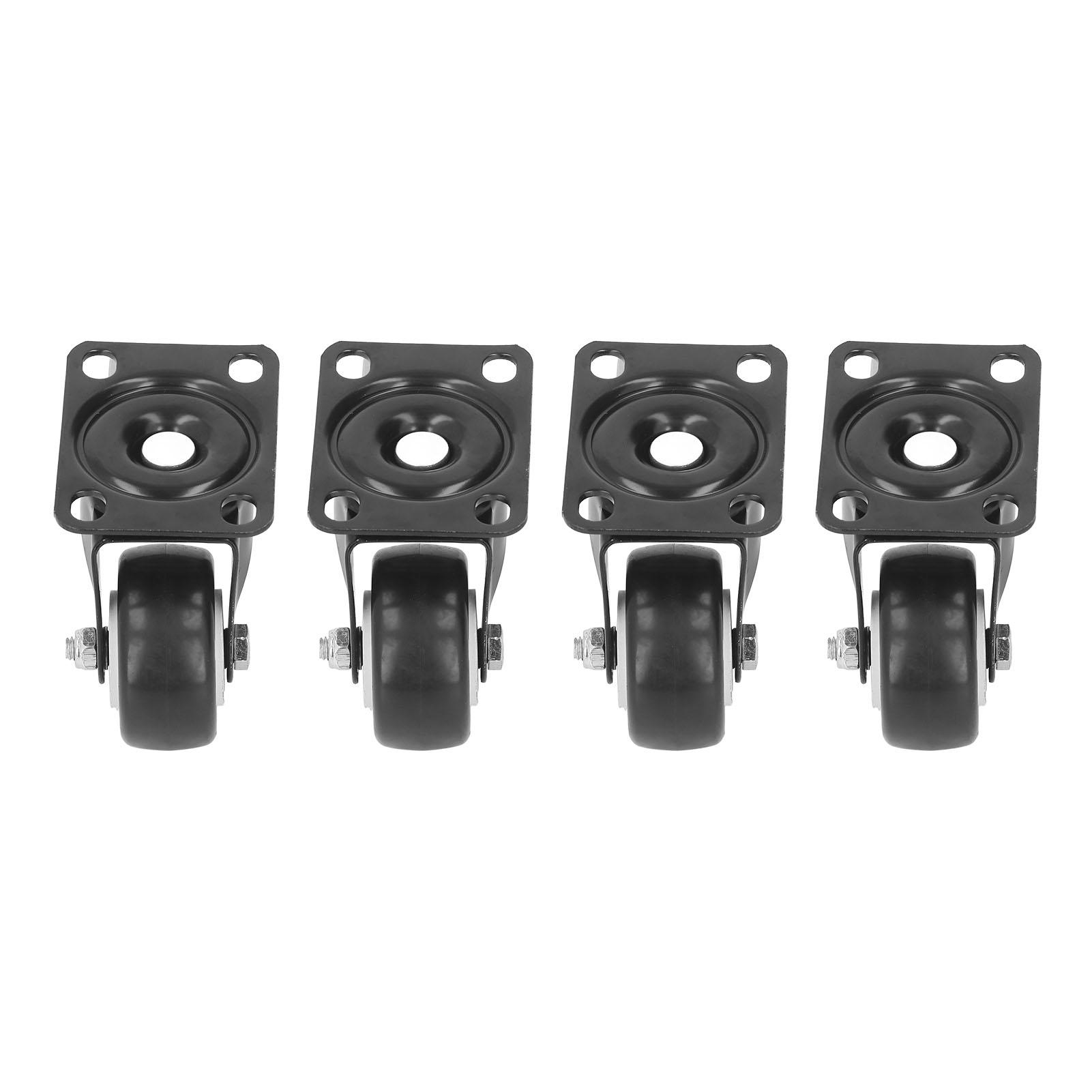 4 Piezas Rueda Giratoria Universal Resistente al Desgaste PVC Ahorradora de Mano de Obra Duradera Alta Resistencia Rueda Giratoria