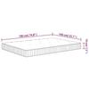 VidaXL Medium Pocket Spring Mattress 140x190 Cm 372815