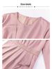 2024 Autumn Elegant Mid-Length Slimming Dress for Mother of the Bride