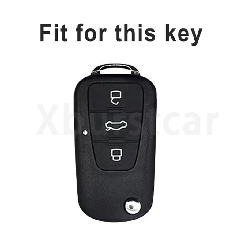 3 Button Flip Folding Remote Car Shell Fob Holder For Roewe MG5 MG7 MG GT GS 350 360 750 W5 Key Case Cover Protector Accessories