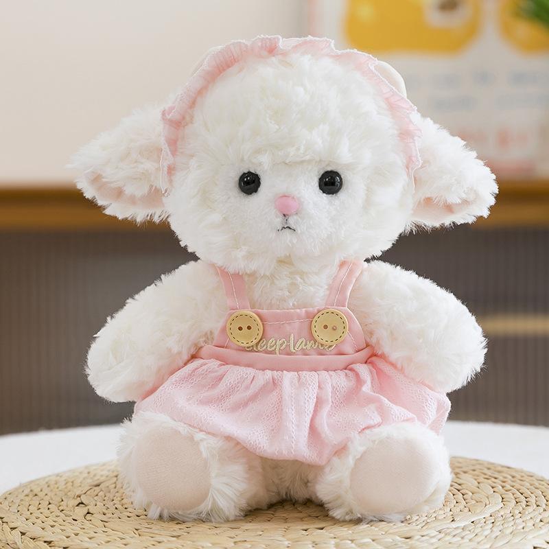 Super Cute Cake Comfortable Little Lamb Plush Toy Wedding Throws Girls Birthday Gift Skirt Sheep Home Decorations