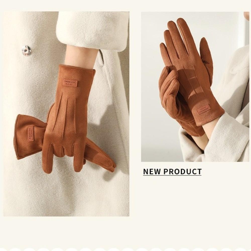 Touch Screen Keep Warm Gloves Windproof Mittens New Cycling Gloves  Women