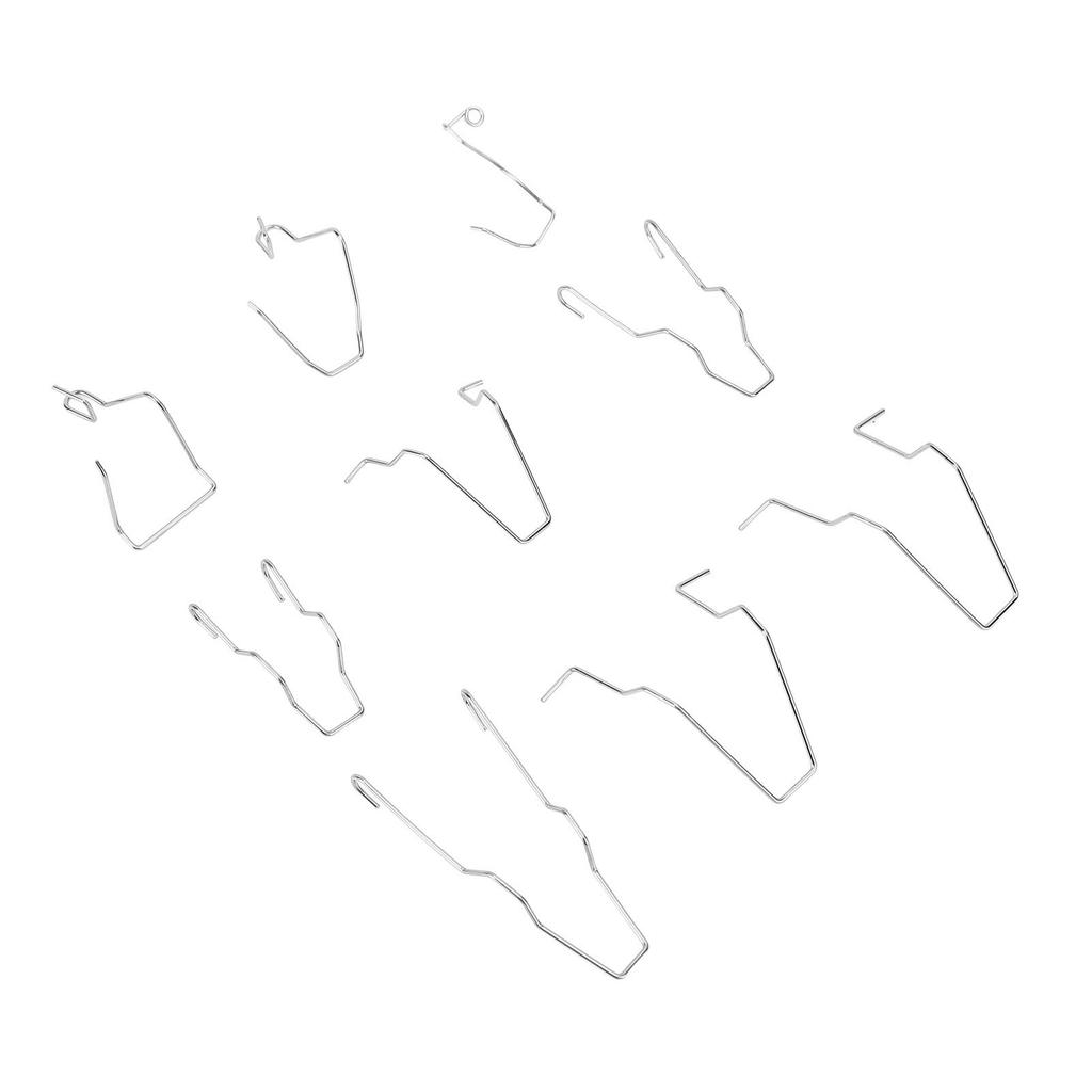 9pcs Bulb Retaining Spring Clips Universal Stainless Steel Headlight Dip Dipped Beam Bulb Holder Clips for H1 H3 H4 H7