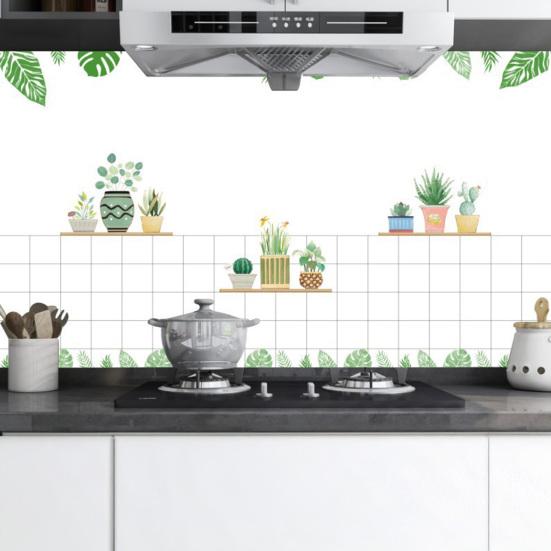 Kitchen Wall Sticker Oil-Proof Adhesive Cabinet Sticker Waterproof Stain-Resistant Fruit