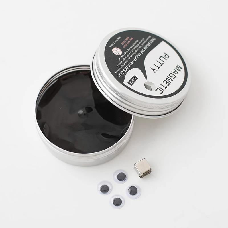 Magnetic Putty Slime Anti-Gravity Magnet Toy Eco-Friendly Material Black Tech Science Education Kit for Kids Daily Play