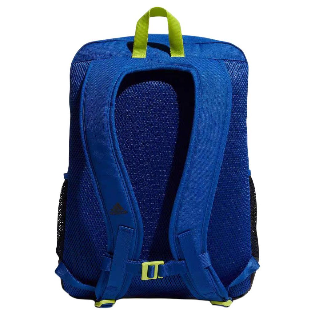 Adidas Recycled Polyester Backpack Unisex Collegiate Blue & Yellow White HE2629