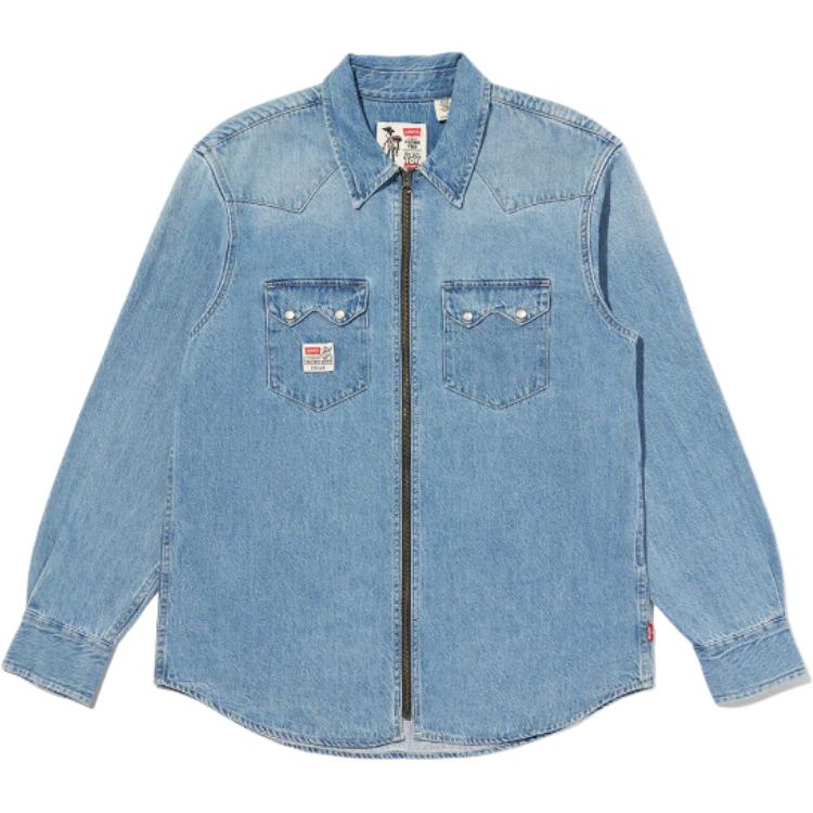 

Рубашка с длинным рукавом Levis X Toy Story, коллаборация, с этикеткой-дизайном на переднем кармане, мужская, 0034P0000 S