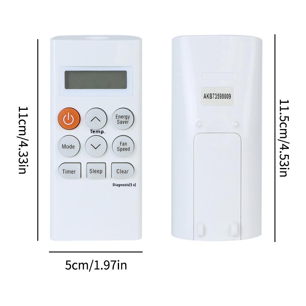 New Air Conditioner Remote Control for LG AKB73598009 Universal Remote