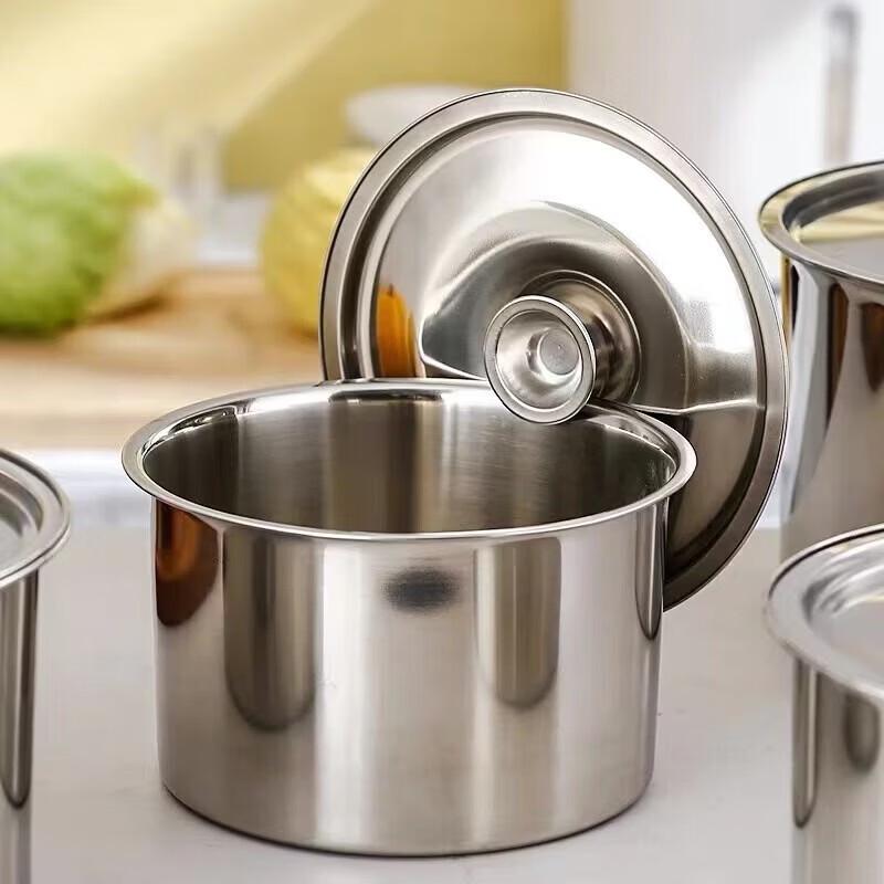 Debo 12CM Stainless Steel Condiment Pot with Lid