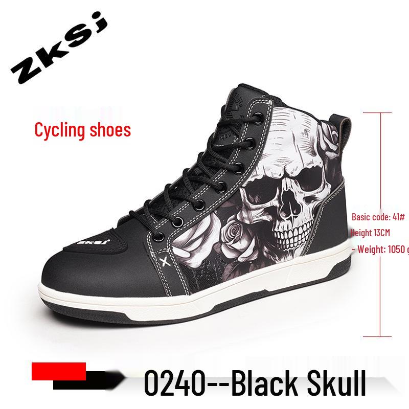 All-Season Breathable Motorcycle Riding Boots - Anti-Fall, Road Racing & Parkour Shoes