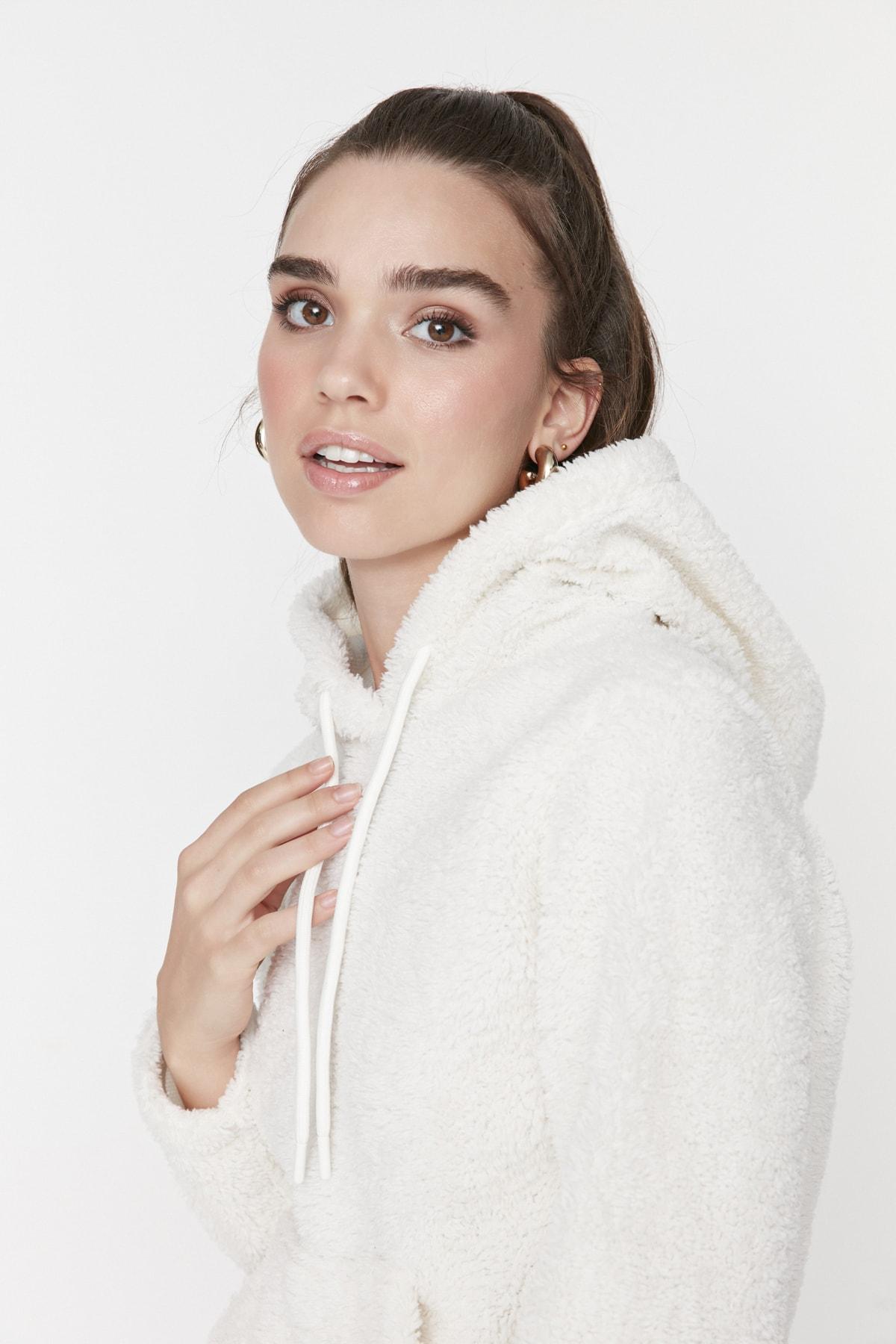 

Sweatshirt - Ecru - Regular fit