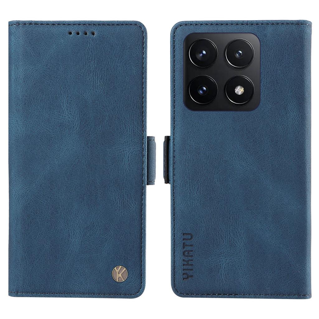 YIKATU YK-005 For Xiaomi 14T Case PU Leather Wallet Phone Cover Skin Touch Feeling