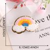 Computer Embroidery Label Rainbow Towel Embroidery Badge Sticker Clothing Accessories Shoe And Hat Accessories Patch Sticker Versatile Cloth Sticker