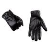 Leather Warm Gloves Full Finger Gloves Touchscreen Driving Fleece Lined Glove